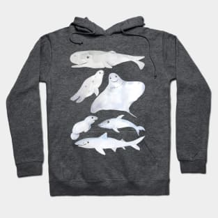 smiling sea animals Hoodie